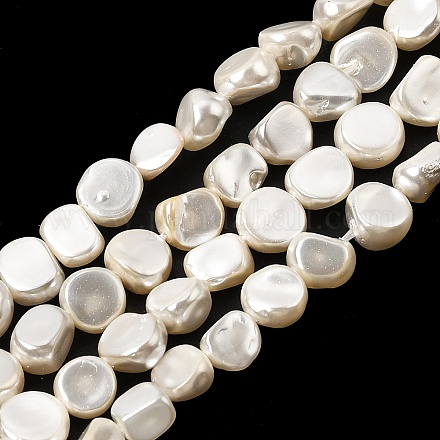 Гальванические оболочки жемчужные бусы пряди&nbsp;BSHE-B008-06B-1