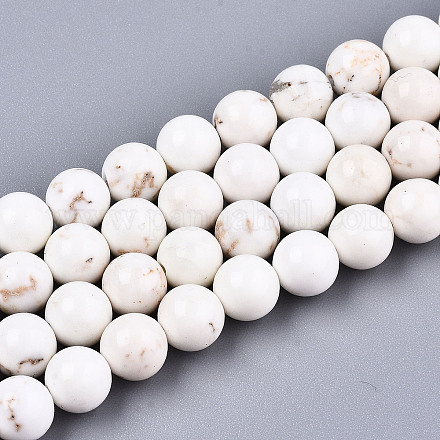 Brins de perles de magnésite naturelle G-S373-003-6mm-1
