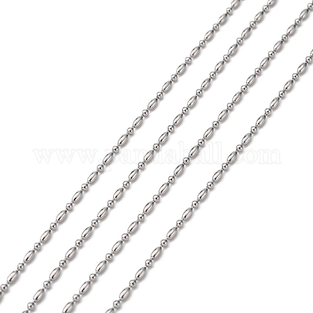 304 Stainless Steel Ball Chains CHS-A002D-1.5mm-1