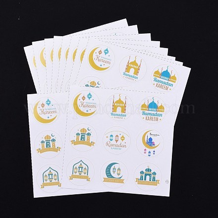 Papier à thème moindre bairam stickers DIY-L063-A02-1