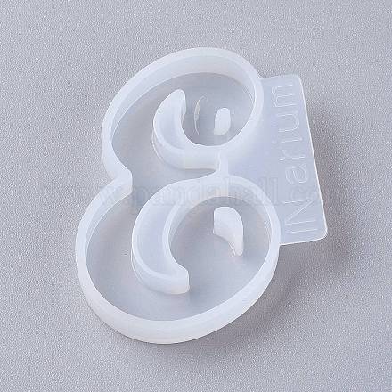 Letter DIY Silicone Molds DIY-I034-08E-1