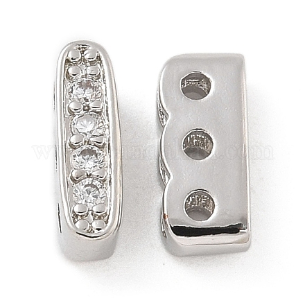 Реечное покрытие латунь микро паве кубический цирконий многожильные звенья KK-A234-001P-1