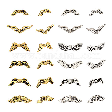 240шт 12 стильные бусины из сплава в тибетском стиле TIBEB-FW0001-01-1