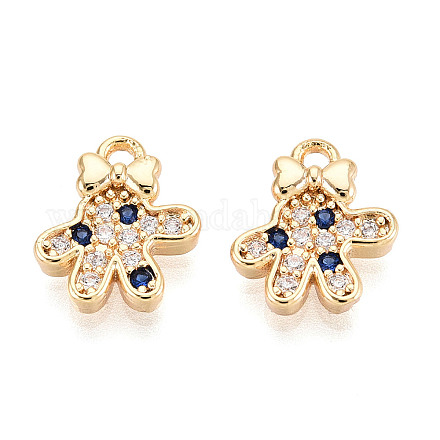 Латунные микро проложить кубического циркония подвески KK-N263-147D-G-1