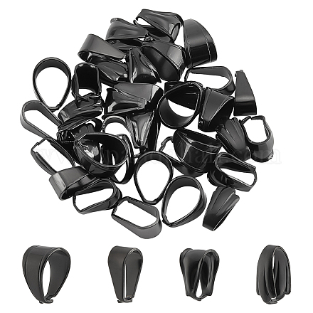 40 шт. 4 защелкивающихся дужки из нержавеющей стали 201 и 304 STAS-PH0004-80-1