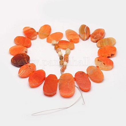 Natural Agate Beads Strands G-F303-09E-1