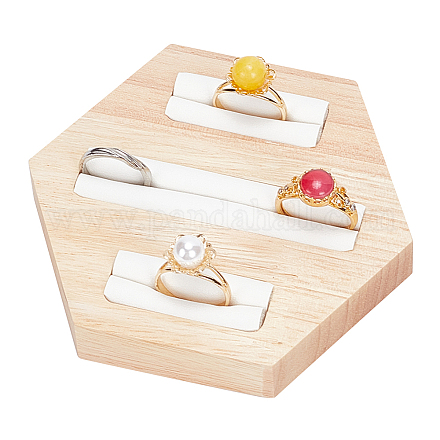 Wooden Ring Display Tray RDIS-WH0002-26C-1