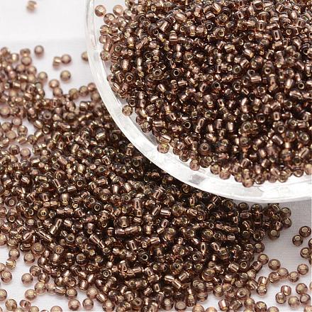8/0 Transparent Glass Round Seed Beads SEED-J010-F8-40A-1
