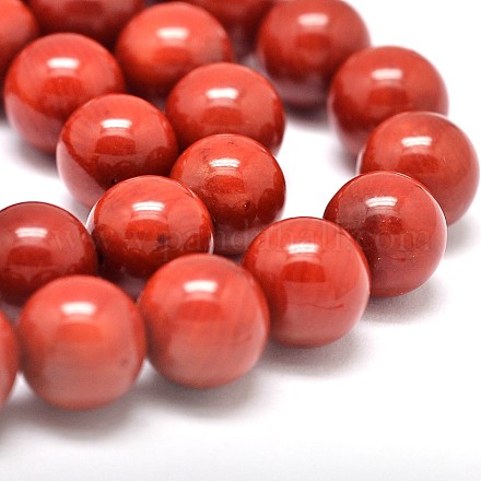 Natural Coral Round Beads Strands CORA-L037-02-8mm-1