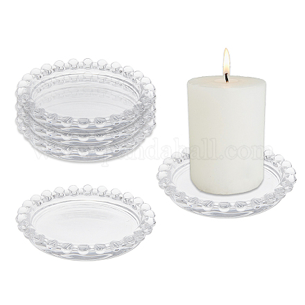 Glass Candle Holder AJEW-WH0314-226-1