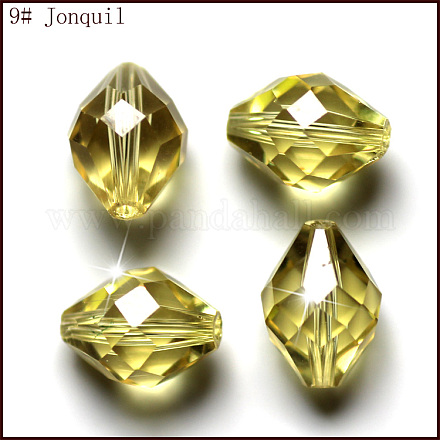 Perles d'imitation cristal autrichien SWAR-F054-13x10mm-09-1