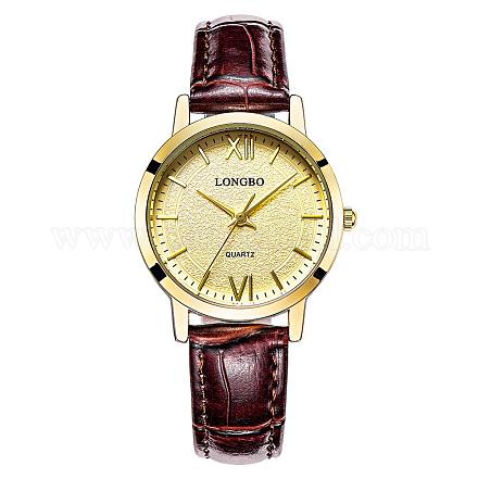 カップルの腕時計  高品質の女性の合金防水腕時計  ココナッツブラウン  ゴールドカラー  220x10~19mm WACH-BB18552-03-1