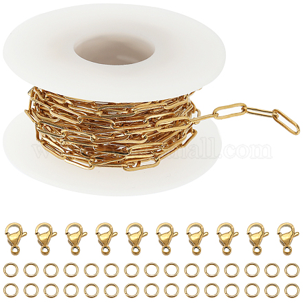 Набор для изготовления ожерелья и браслета-цепочки «сделай сам» sunclue CHS-SC0001-03G-1