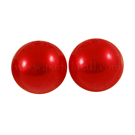 ABS Kunststoffimitation Perle Cabochons&nbsp;SACR-S738-12mm-Z1-1