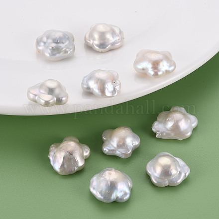 Perles de perles keshi naturelles PEAR-N020-A01-1