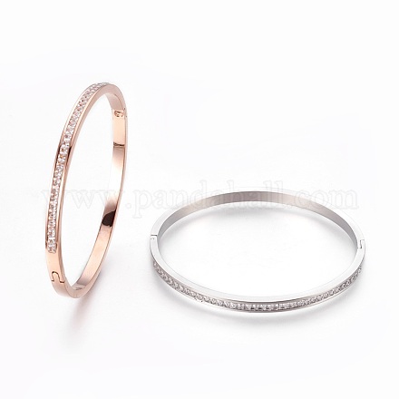 304 Stainless Steel Bangles BJEW-G605-05-1
