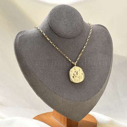 Ожерелья с подвесками в виде созвездий из нержавеющей стали 304 NJEW-K392-01G-10-1