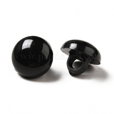 60 Boutons Acrylique Tête De Chat Noir - 2 Trous, 11x14 Mm - Pour Couture, DIY, Décoration Halloween