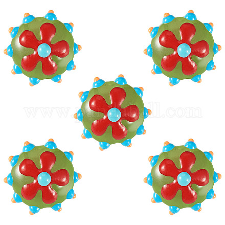 5pcs cuentas de lampwork hechas a mano&nbsp;LAMP-TA0002-29-1
