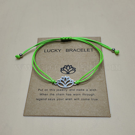 201 браслет из нержавеющей стали с звеньями лотоса WGDDDBE-03-1