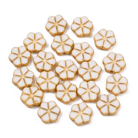 Чешские прессованные стеклянные бусины GLAA-I061-01B-1