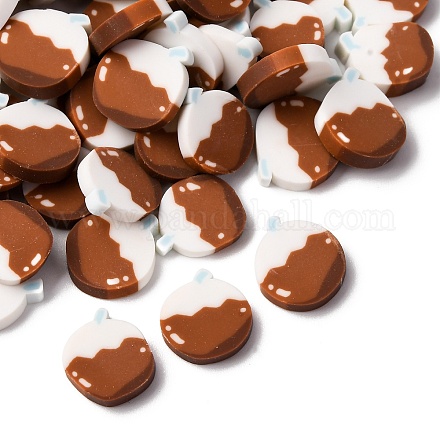 Кабошоны из полимерной глины ручной работы CLAY-B007-03H-1