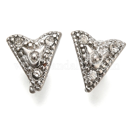 Экологичное вакуумное покрытие PVD и долговечная латунь с покрытием и держателями из страз KK-S402-05P-NR-1