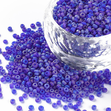 12/0 Grade A Round Glass Seed Beads SEED-Q010-M544-1