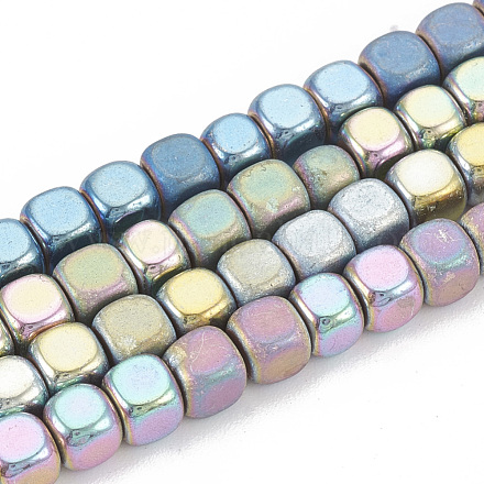 Electroplate Non-magnetic Synthetic Hematite Beads Strands G-N0318-40-A-1