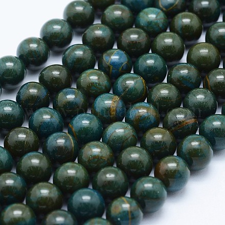 Chapelets de perles en apatite naturelle G-F531-6mm-M-1