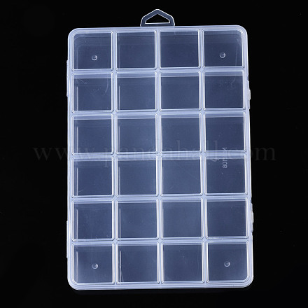 Recipientes rectangulares de almacenamiento de perlas de polipropileno (pp) CON-S043-042-1