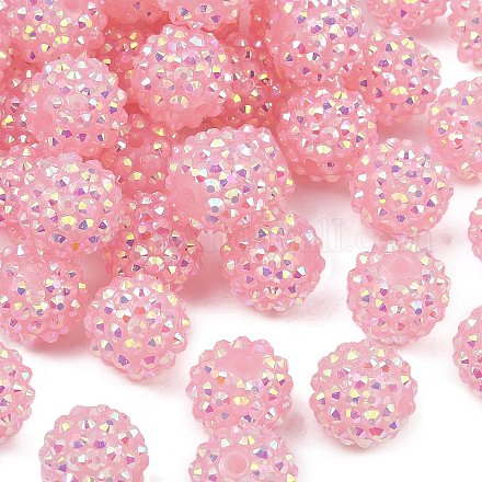 AB-цвет смолы горный хрусталь бисер RESI-S315-14x16-19-1