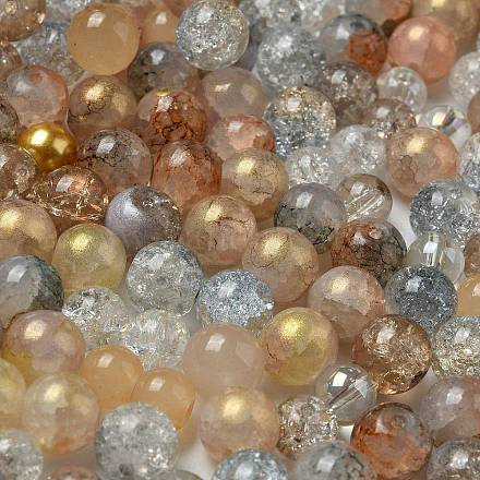 Разноцветные стеклянные бусины X1-GLAA-XCP0012-02W-1