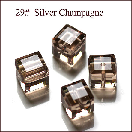 Abalorios de cristal austriaco de imitación SWAR-F074-4x4mm-29-1