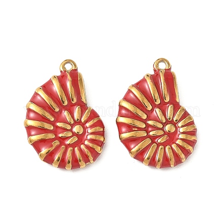 Подвески из нержавеющей стали 304 с эмалью STAS-I346-19G-01A-1