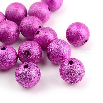 Лакированные бусины из акрила  ACRP-Q018-8mm-018-1