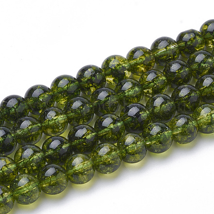 K9 Glass Beads Strands G-T064-40-10mm-1