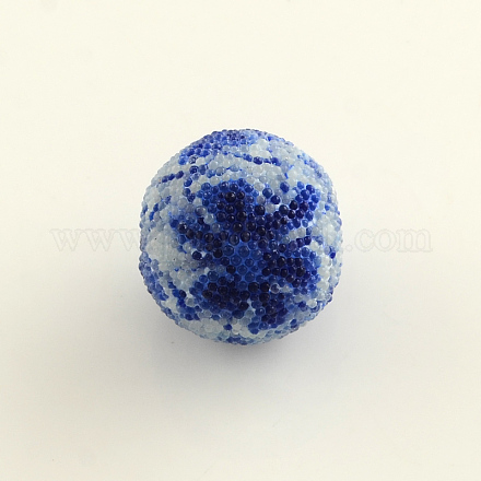 Round Polymer Clay Seed Beads CLAY-R056-04-1