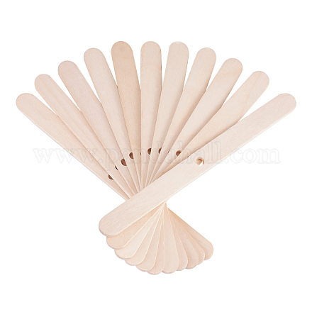 Bâtonnets de crème glacée artisanale en bois de bouleau DIY-WH0148-76-1