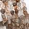 Natural Copper Rutilated Quartz Beads Strands, Nuggets, Tumbled Stone, 8~12.5x7~8.5x4~6.5mm, Hole: 0.9mm, about 23~24pcs/strand, 8.15''~8.35''(20.7~21.2cm)