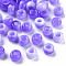 Acrylic European Beads, Imitation Gemstone, Large Hole Beads, Rondelle, Slate Blue, 11x8mm, Hole: 5mm, about 650pcs/500g