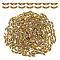 200Pcs Tibetan Style Alloy Fairy Wing Beads, Cadmium Free & Lead Free, Antique Golden, 4x14x4mm, Hole: 1.5mm
