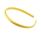 Satin Hair Bands, Jewelry Hair Accessories, Yellow, 360x10mm