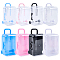 8Pcs 8 Styles Luggage Cases Plastic Candy Gift Storage Boxes, Mixed Color, 5.6~6.9x4~4.75x7.65~11cm, 1pc/style