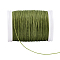 Waxed Polyester Sewing Thread, Dark Slate Gray, 0.5mm, about 131.23 Yards(120m)/Roll