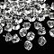 K9 Glass, Imitation Austrian Crystal Beads, Grade AAA, Faceted, Diamond, Clear, 9.5~10x7~8mm, Hole: 0.9~1mm