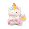 Unicorn Theme Cartoon Resin Decoden Cabochons, Colorful, Unicorn, 26.5x21x7.5mm