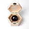 Natural Obsidian Round Ball Display Decorations with Wooden Box, Figurine Home Decoration, Reiki Energy Stone for Healing, 50mm