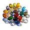 K9 Glass, Imitation Austrian Crystal Beads, Oval, Mixed Color, 11x8mm, Hole: 1.8mm