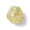 Rack Plating Brass Beads, Long-Lasting Plated, Lead Free & Cadmium Free, Land Mine, Real 18K Gold Plated, 8.5x7.5mm, Hole: 1.8mm